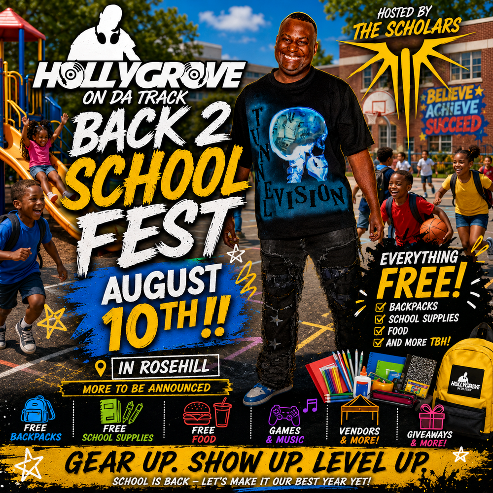 Flyer for 2026 Back to School Bash. All information as listed below.