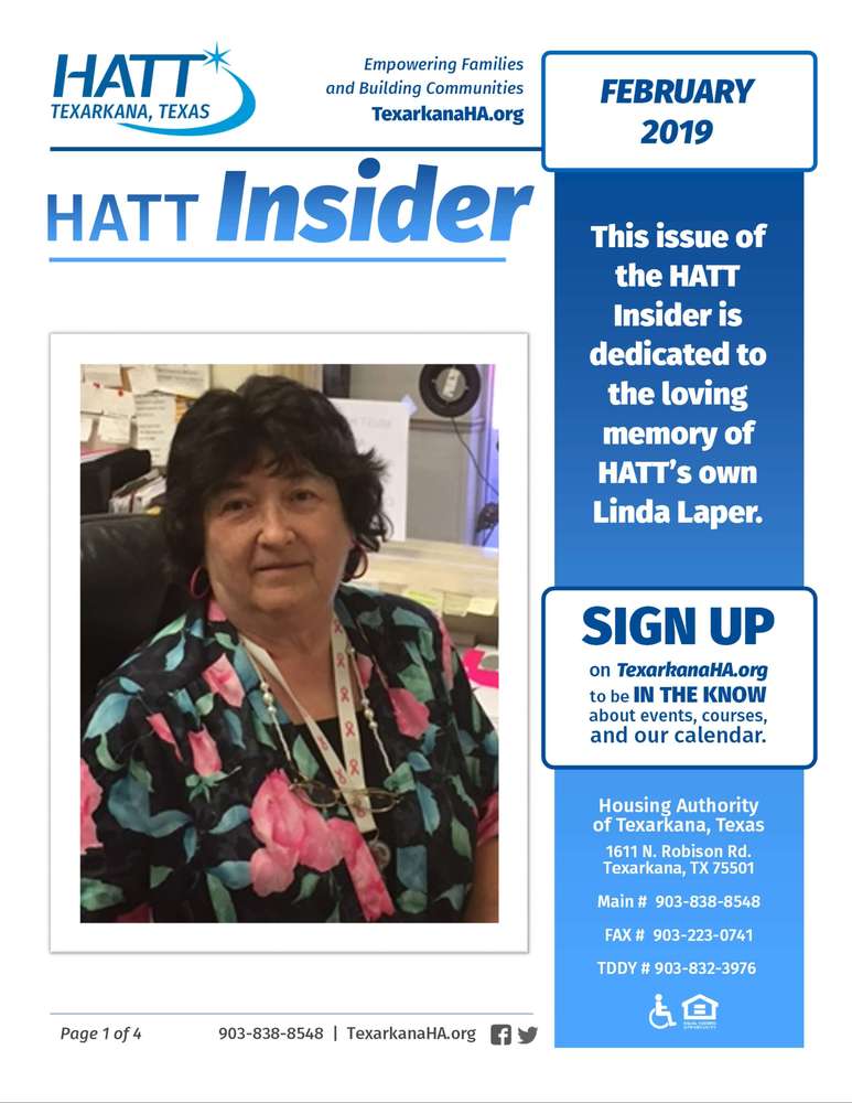 FEB 2019 ENEWSLETTER