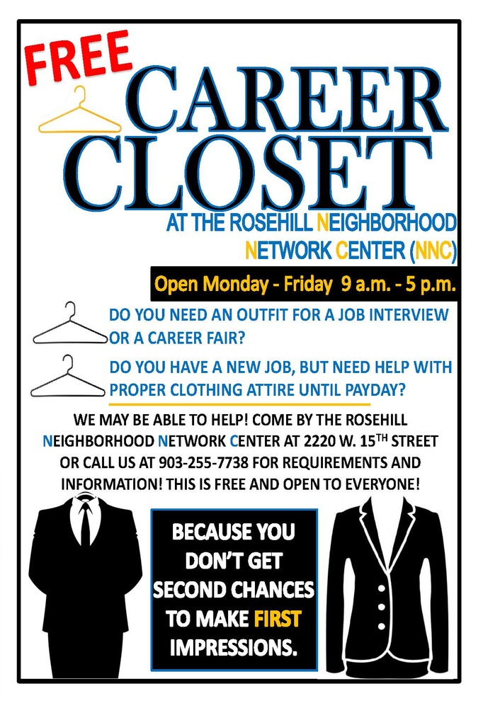 Career Closet Flyer 2019.