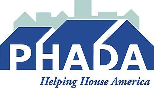 PHADA Logo. Helping House America.