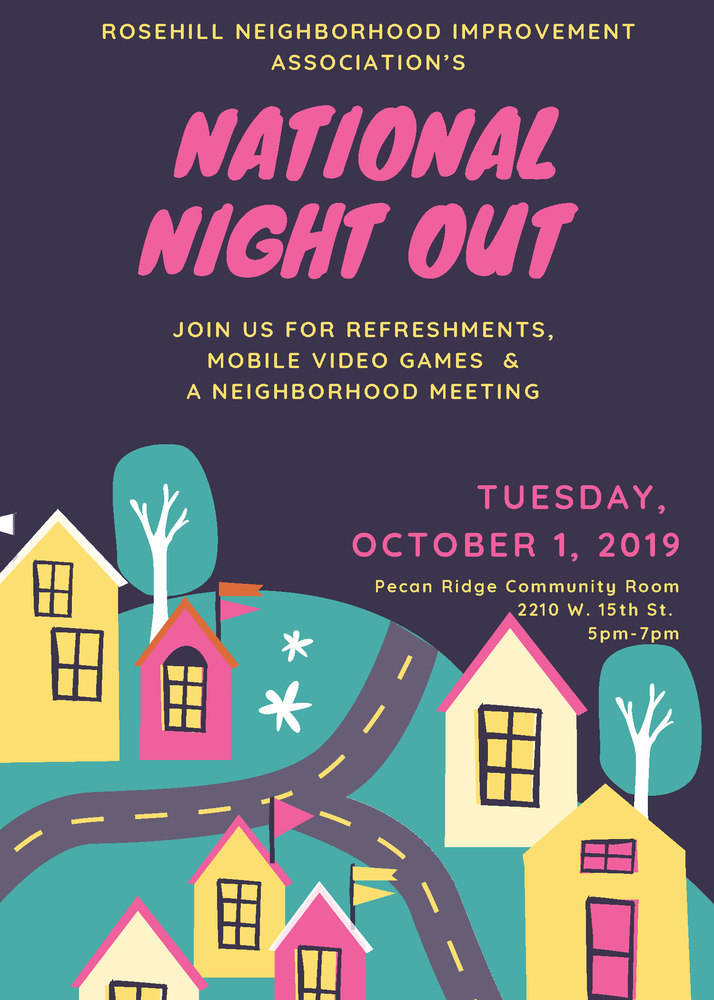 Rosehill Neighborhood Improvement National Night Out