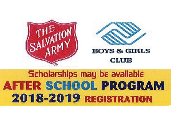 Boys-GirlsClub AFTER SCHOOL PROGRAM REGISTRATION