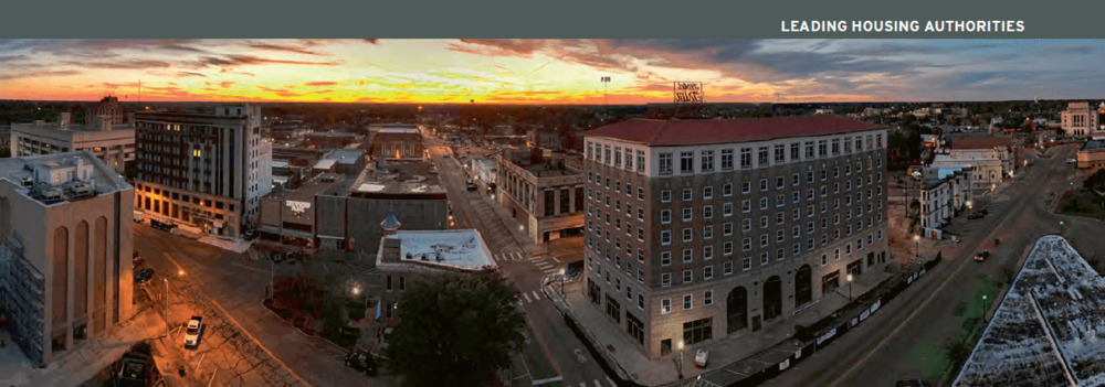 Texarkana Downtown at sunset