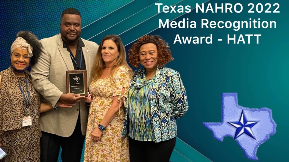 Texas NAHRO 2022 Media Recognition Award - HATT