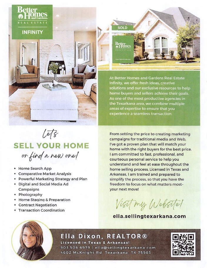Better Homes and Gardens Real Estate Infinity Flyer. All information from this flyer is listed above.