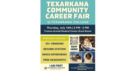 7/18 Texarkana Community Career Fair (06/27/2024) - News Archives ...