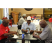 Men playing dominoes