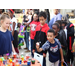 Group of children playing a game