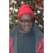 Man Smiling with Santa Hat