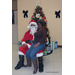 Woman with Santa