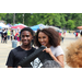 boy and girl smiling, girl wearing crown