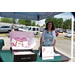 Mary Kay table with woman behind it