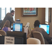 people sitting at computers in lab