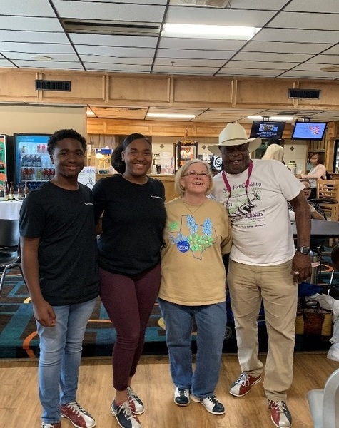 Bowling2.1 Strikes for scholars, 2 students and 2 adults