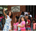 Miss Texas taking a selfie with kids