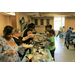 Ladies serving food