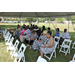 A crowd seated at the groundbreaking ceremony