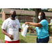 Guest receiving giftbag