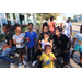 Group of children and adults posing for a photo.